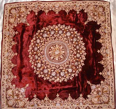 Embroidered Table Cover (DZTB 05B)