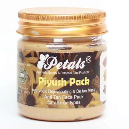 Petals Piyush Face Pack, for Parlour, Personal, Feature : Fighting Acne, Fresh Feeling, Gives Glowing Skin