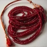 Dyed Ruby Faceted Beads