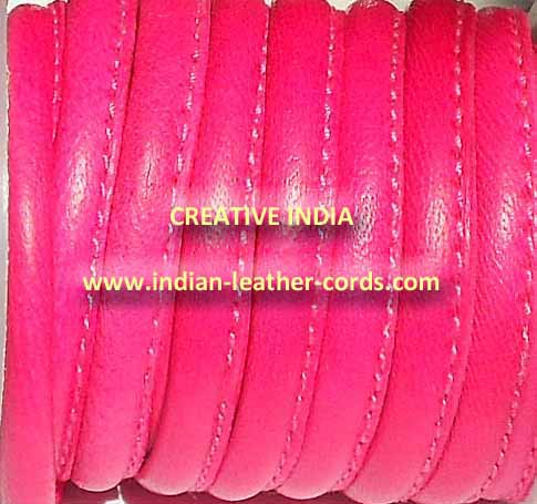Plain Stitches Leather Cords   269 ROSE