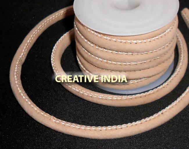Round Stitched Nappa Leather Cords