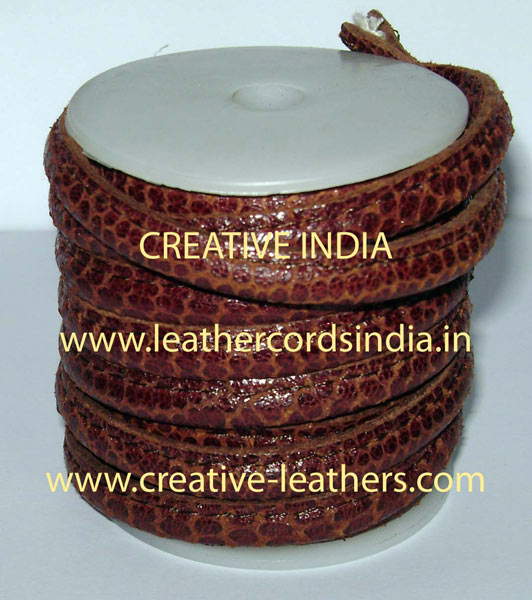 Stitched Leather Nappa Cord