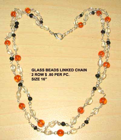 Glass Bead Necklace - 04