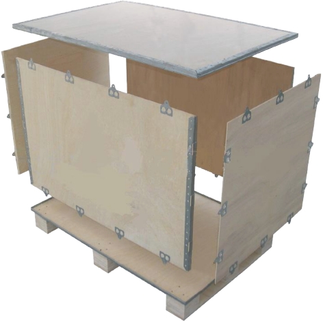 Collapsible / Foldable / Nailless Plywood Boxes - 6 Pieces