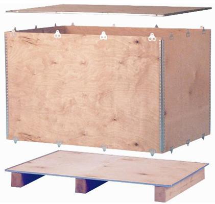 Collapsible / Foldable / Nailless Plywood Boxes - 3 Pieces