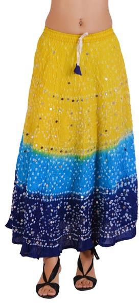 Indian Bandhej Skirt