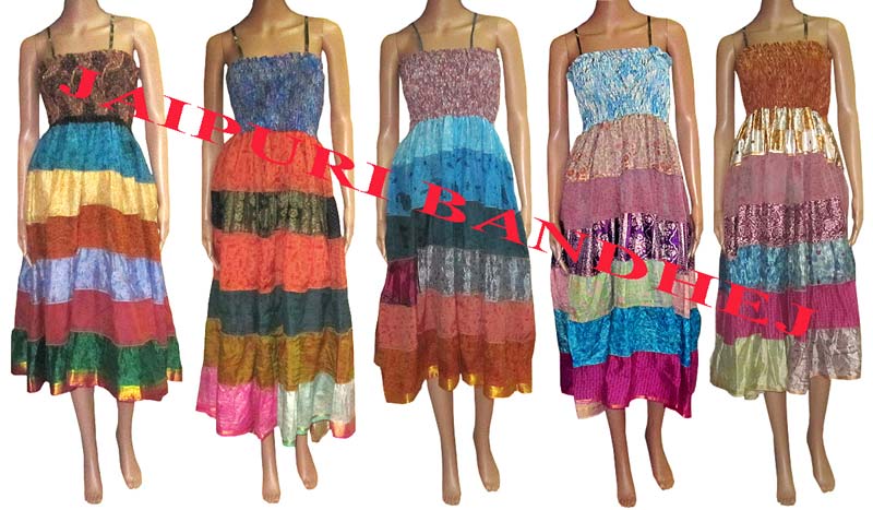 Wholesale Lot Patchwork Long Dress