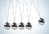 metal hanging balls