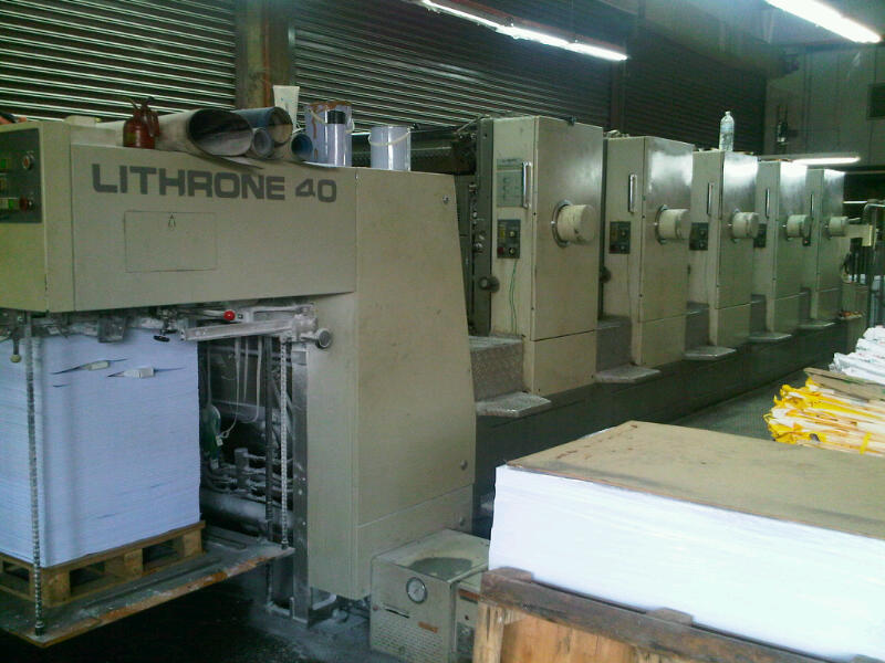 Komori L-540 Lithrone printing machine