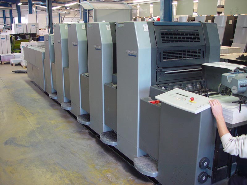 Sm 52-4 H + Lx heidelberg offset printing machines