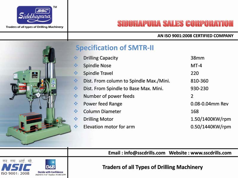Radial Drilling Machine, Color : SIDDH GREEN
