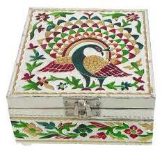 Wooden Meenakari Bangle Box