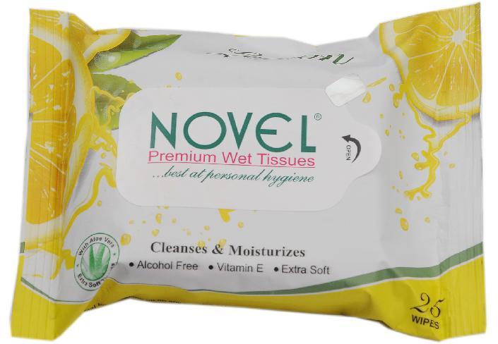 novel wet wipes