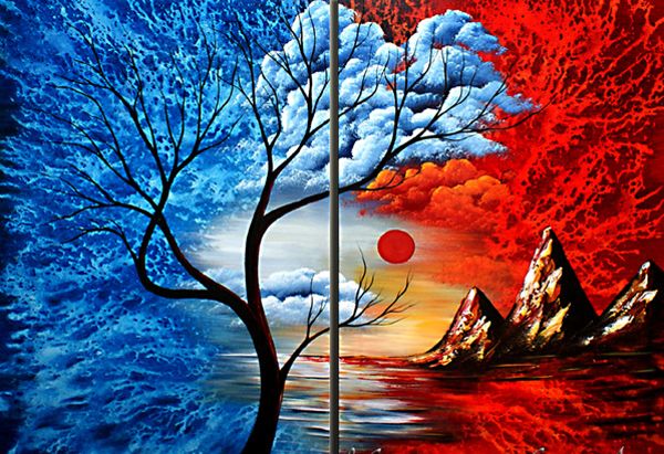 beautiful canvas painting images