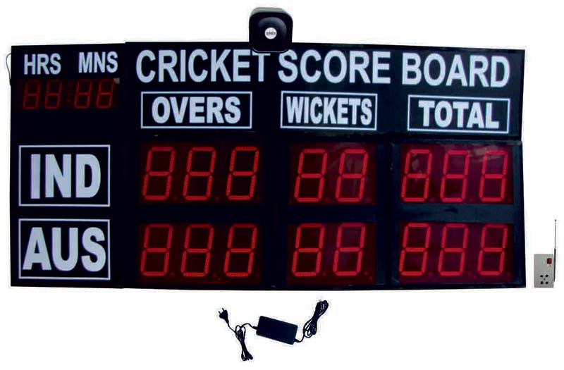 Cricket Scoreboard, Color : Black