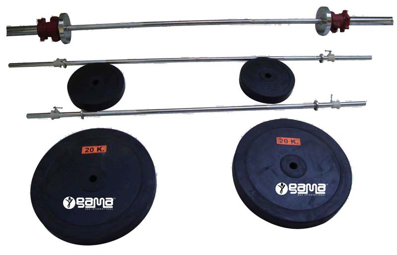 Weight Lifting Set Rubber Weights 100 Kg