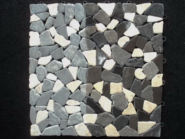 Mosaic Grey White Tile 11 Usd / Box