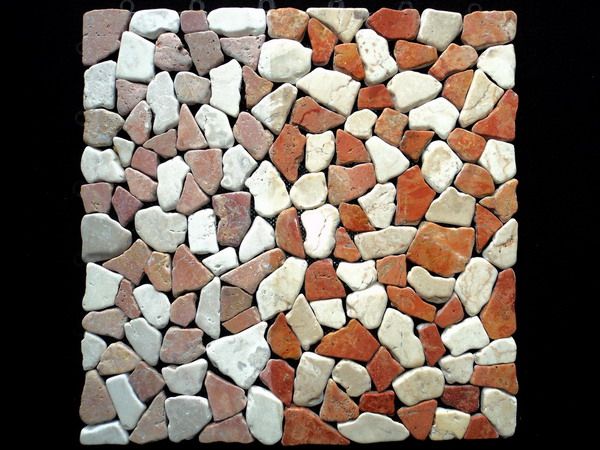 Mosaic Red White Tile ,Regular 11 Usd / Box