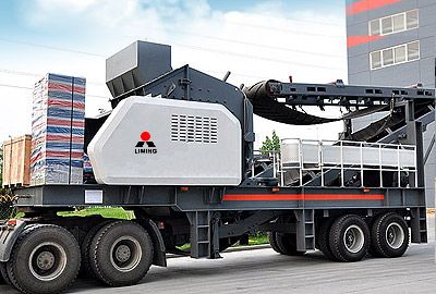 Three Wheeler Wheeled Mobile Jaw Crusher
