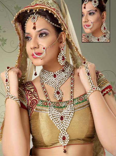 Full Bridal Jewellery Set Color Grey Silver At Best Price In Asansol West Bengal From Impex