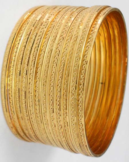 gold plated bangles