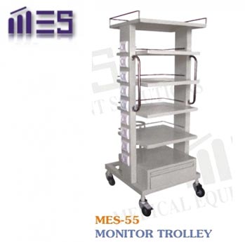 Mes Hospital Monitor Trolley