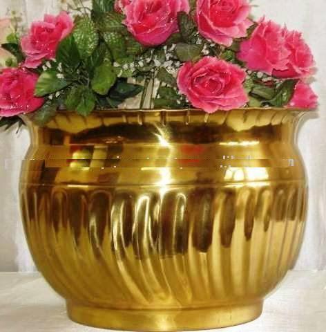 brass planter
