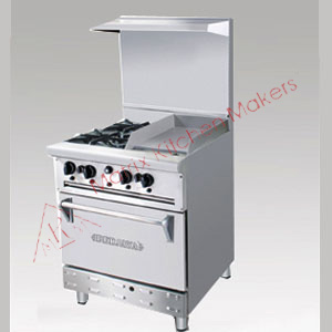 Combination Open Burner With Oven