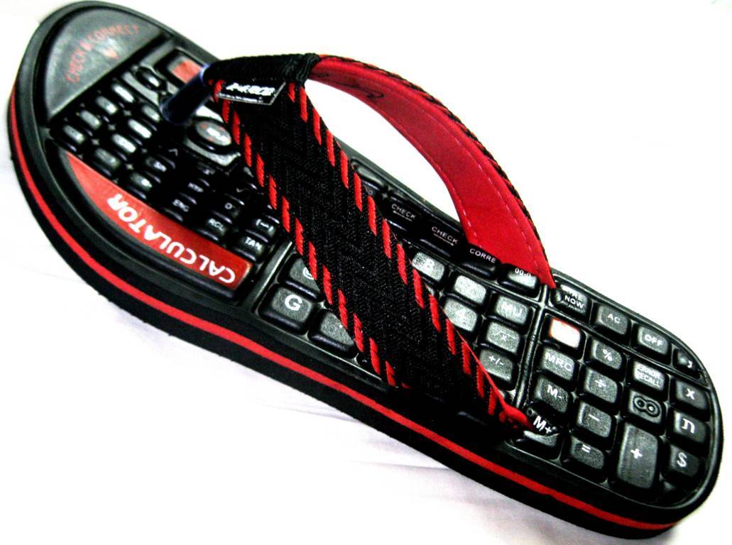 Calculator Slippers