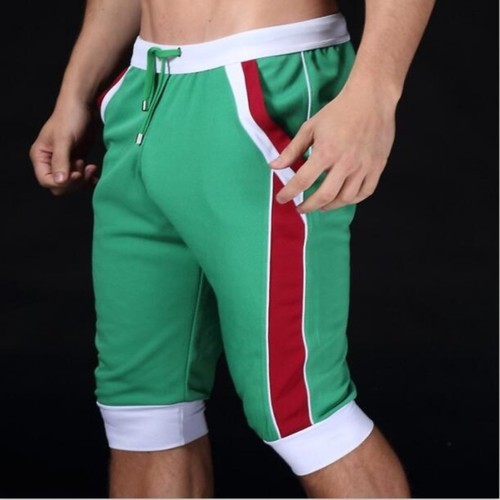 Nylon/ polyester/spandex Men Sports Capri, Style : 3/4pants