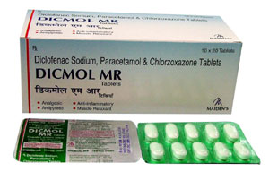 chlorzoxazone tablet