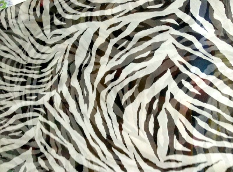 Zebra Print Fabric, for Dress, Width : 4.5ft, 3.5ft, 4ft