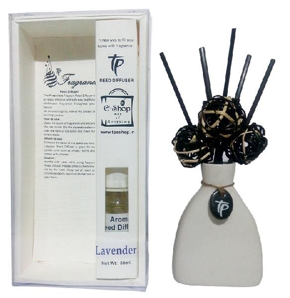 TP-Aroma Reed Diffuser- Lavender Flavour- White Pot
