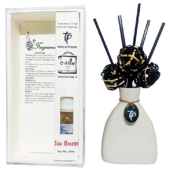 TP-Aroma Reed Diffuser- Sea-Breeze Flavour- White Pot