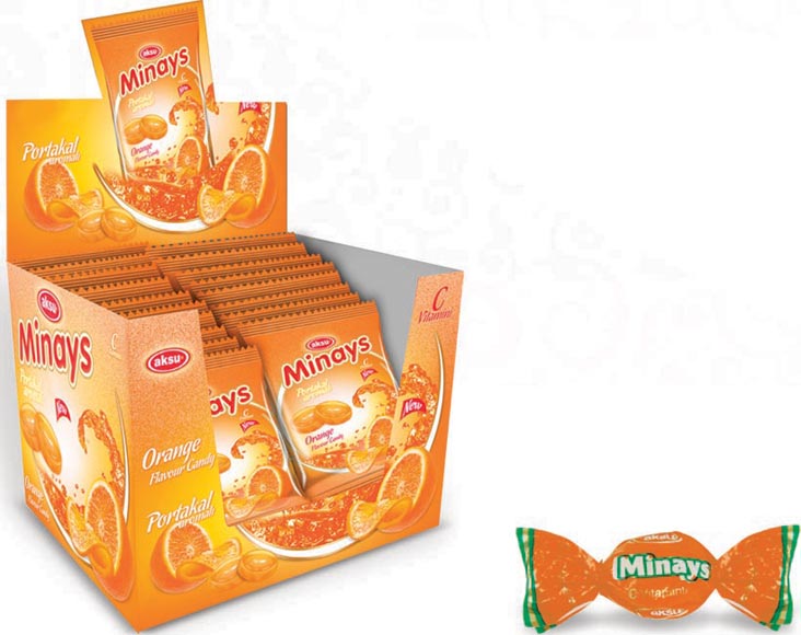 Minays Mini Bonbon Candy 45 Gr Orange Buy 45 Gr Minays Mini Bonbon ...