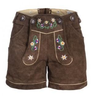 Suede Leather Shorts