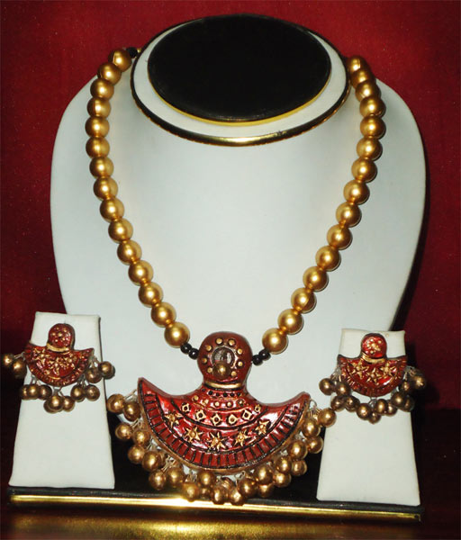 Terracotta Necklace Set