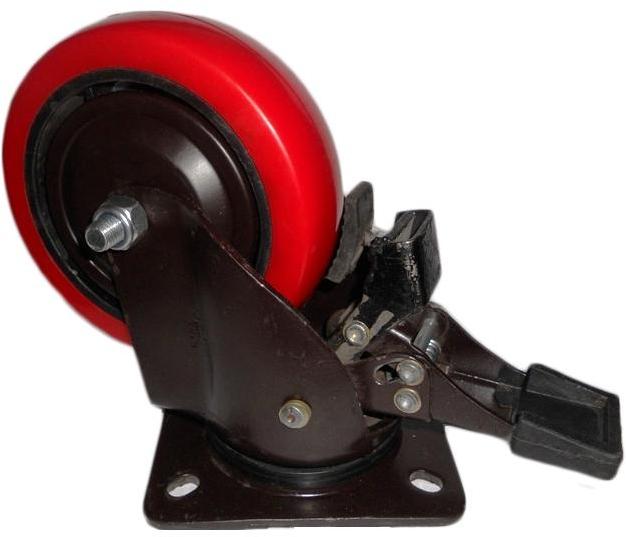 Pu Swivel Brake Caster