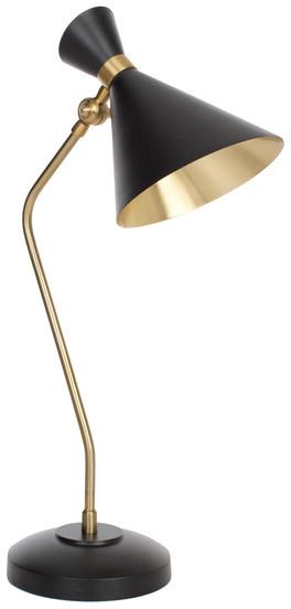 CONE TABLE LAMP WITH METAL SHADE