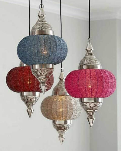 MULTICOLOUR MOROCCAN PENDANT LIGHT