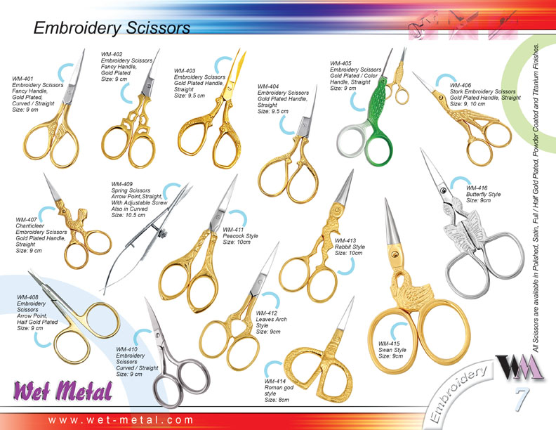 embroidery scissors meaning