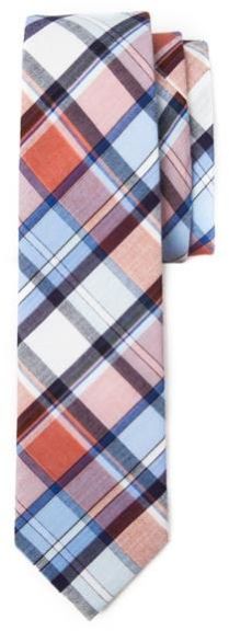 Preppy Plaid Tie - Blue