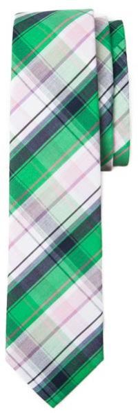 Traditional Plaid Tie - Green