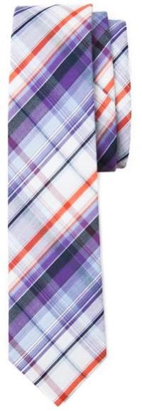 Trendster Plaid Tie - Blue