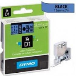 Consumables 12MM X 7M Dymo D1 Tape Black On Blue