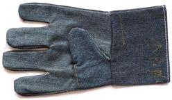 Denim and Cotton Jeans Hand Gloves
