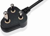 3 Pin Mains Power Cord - 6 a 250v