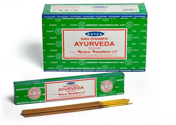 Resins Satya Ayurveda Incense Sticks, for Religious, Aromatic