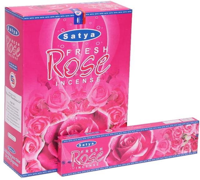 Satya Fresh Rose Incense Sticks 1200 Grams Box