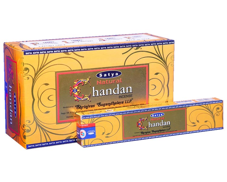 Satya Natural Chandan Incense Sticks 180 Grams Box